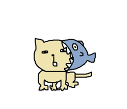 Daily life of a naughty kitten sticker #11707372