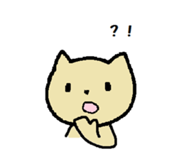 Daily life of a naughty kitten sticker #11707385