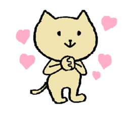 Daily life of a naughty kitten sticker #11707390