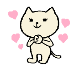 Daily life of a naughty kitten sticker #11707391