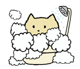 Daily life of a naughty kitten sticker #11707399