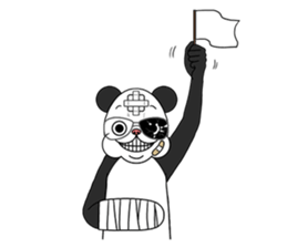 The panda loves money2 sticker #11707545