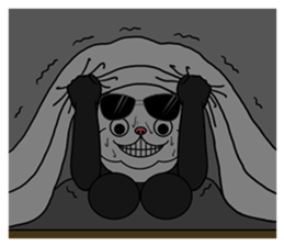 The panda loves money2 sticker #11707557