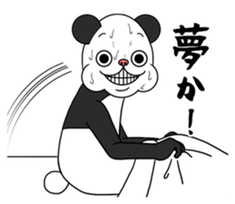 The panda loves money2 sticker #11707558