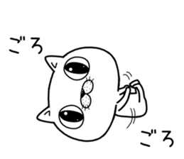 big eye cat sticker #11707676