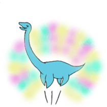 feelings of dinosaur sticker #11707739