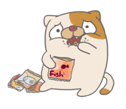 Fat nerd cat sticker #11707825