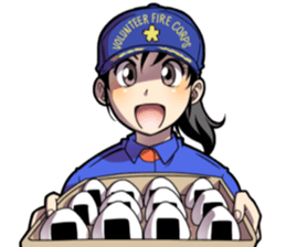 Hot fire brigade sticker #11708048