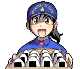 Hot fire brigade sticker #11708048