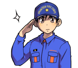 Hot fire brigade sticker #11708062