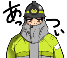 Hot fire brigade sticker #11708065