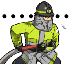 Hot fire brigade sticker #11708066