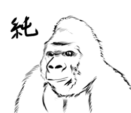 gorillas Sticker  be coool sticker #11708316