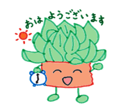 succulent plants's family sticker #11708601