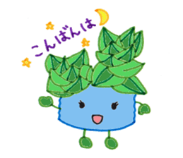 succulent plants's family sticker #11708603
