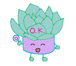 succulent plants's family sticker #11708609