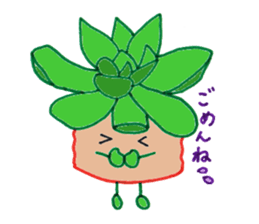 succulent plants's family sticker #11708626