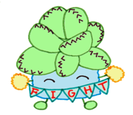 succulent plants's family sticker #11708634