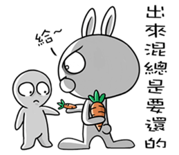 Swagger rabbit 1 sticker #11710455