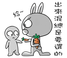 Swagger rabbit 1 sticker #11710455