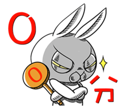 Swagger rabbit 1 sticker #11710457
