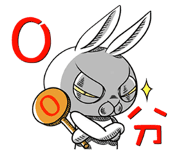 Swagger rabbit 1 sticker #11710457