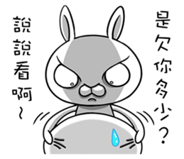 Swagger rabbit 1 sticker #11710458