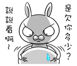 Swagger rabbit 1 sticker #11710458