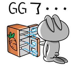 Swagger rabbit 1 sticker #11710461