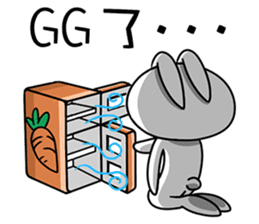 Swagger rabbit 1 sticker #11710461