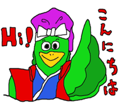 Samurai kamonosuke come. sticker #11710640