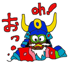 Samurai kamonosuke come. sticker #11710644