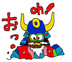 Samurai kamonosuke come. sticker #11710644