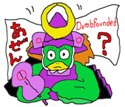 Samurai kamonosuke come. sticker #11710646