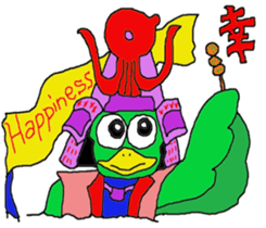 Samurai kamonosuke come. sticker #11710657