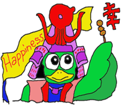 Samurai kamonosuke come. sticker #11710657