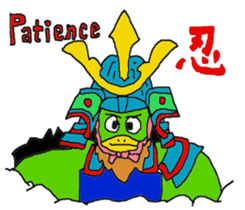 Samurai kamonosuke come. sticker #11710661