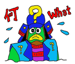 Samurai kamonosuke come. sticker #11710666