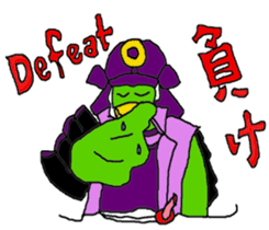 Samurai kamonosuke come. sticker #11710676