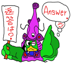 Samurai kamonosuke come. sticker #11710678