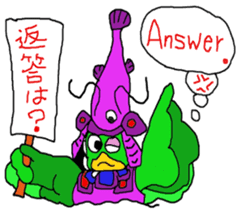 Samurai kamonosuke come. sticker #11710678