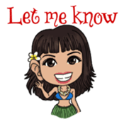 Aloha Lani Celebrates sticker #11710757