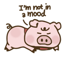 Pepin - The Lazy Pig sticker #11710802