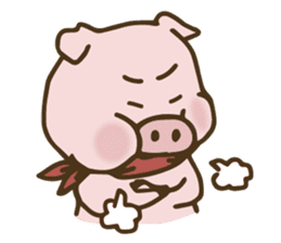 Pepin - The Lazy Pig sticker #11710818