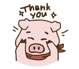 Pepin - The Lazy Pig sticker #11710820