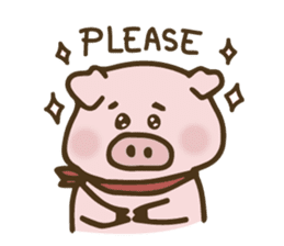 Pepin - The Lazy Pig sticker #11710826