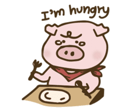 Pepin - The Lazy Pig sticker #11710831