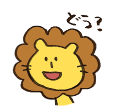 cat(stick nose) sticker #11710997