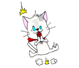 Dog policeman and thief kitten sticker #11711552