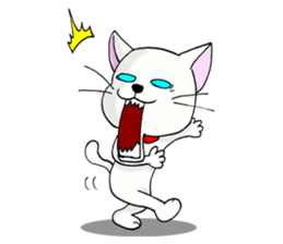 Dog policeman and thief kitten sticker #11711553